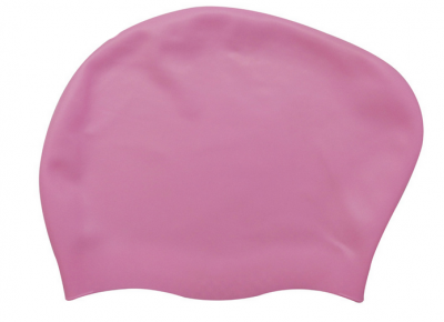 SKHA003 order ladies' long hair swimming caps make waterproof and non-slip pure silicone swimming caps design wear comfortable silicone swimming caps swimming caps clothing factory silicone 60G swimming caps price front view